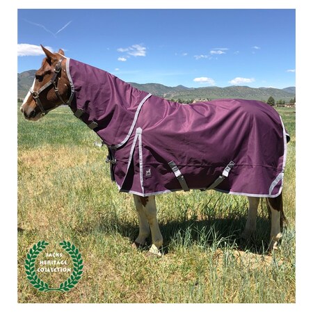 Jacks Boreas Purple Turnout Sheet 1200 Denier & Reflective Stripes 72" 4296-72